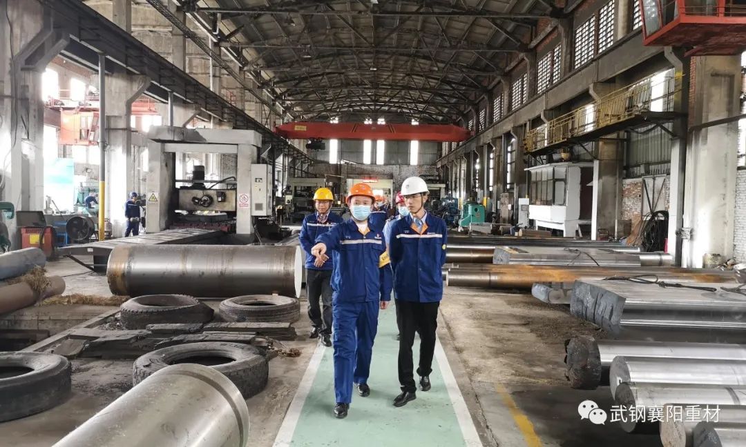 中南鋼鐵安全環保部門檢查指導襄陽重材安全環保工作